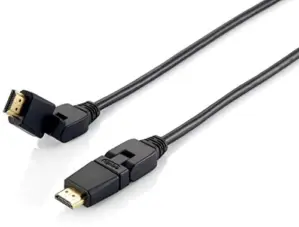 Equip 119361 1m HDMI Swivel Ethernet Black