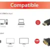 Equip HDMI 1.3b DVI 2m HDMI-Male Preto
