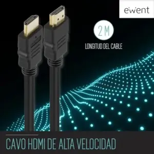 Ewent EW-130114-020-N-P 2m Cabo HDMI A Macho para A Macho Preto
