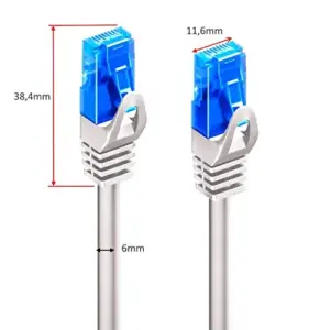 Ewent EW-5U-020 Cabo Rede Cat5 2.0mt Grey