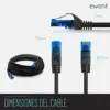 Ewent EW-5U-050BL Cabo de Rede Cat5e 5m Azul