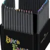 Faber-Castell Lápis de Cor Black Edition 50 cores ergonômicos