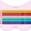 Faber-Castell Lápis de Cor Sparkle 18cm Caixa Metal Borboleta