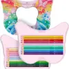 Faber-Castell Lápis de Cor Sparkle 18cm Caixa Metal Borboleta