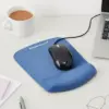 Fellowes Fusion Plushtouch Apoio Pulso Azul tapete de rato
