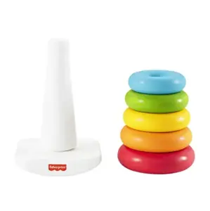 Fisher-Price Brinquedo de Empilhar Rock-A-Stack 5 Aros Coloridos