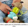 Fisher-Price Cão Salsicha Brinquedo Interativo com Atividades Sensoriais para Bebês 6 Meses+