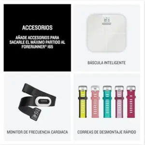 Garmin Forerunner 165 Smartwatch Preto Cinzento 43mm