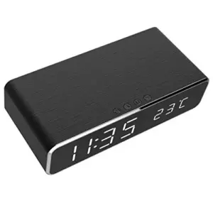 Gembird DAC-WPC-01 Carregador Wireless com Relógio Preto