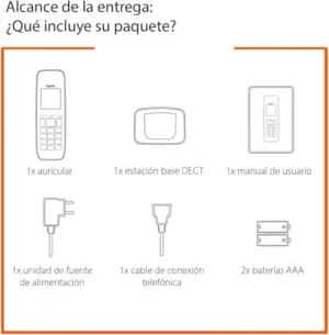 Gigaset A170 Vermelho Telefone Fixo