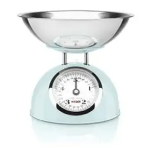 Haeger Balança de cozinha 5kg azul