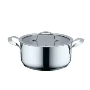 Haeger Caçarola Inox 24cm Bege Cinzento