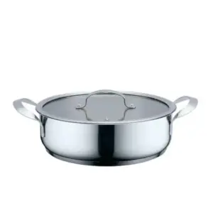 Haeger Caçarola Inox 24cm Bege Cinzento