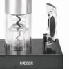 Haeger Saca-Rolhas Elétrico Lucca Inox Silver