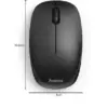 Hama MW-110 Mouse Ótico Sem Fios Preto