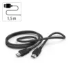 Hama 00205000 1,5 m HDMI tipo A Preto