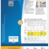Herma Etiquetas Adesivas Polietileno Exterior 63,5×33,9mm Branco Resistentes