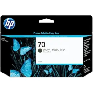 HP 70 Preto Mate Tinteiro  Suprema