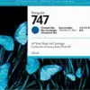 HP 747 Tinteiro 300ml Chromatic Blue