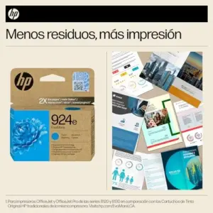 HP 924E EVOMORE Tinteiro 800 páginas Ciano