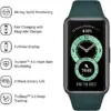 Huawei Band 6 1,47″ Green Monitorização do oxigênio no sangue