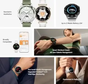 Huawei Watch GT4 46mm Smartwatch Preto