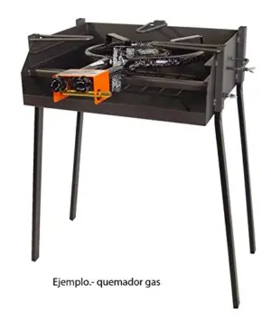 Imex El Zorro S7911497 Aço Preto 50x40x75cm Churrasco