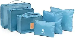 InnovaGoods Conjunto de Bolsas Organizadoras para Mala 26x17cm Poliester