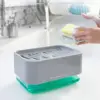 InnovaGoods Dispensador de Sabão 2 em 1 Compacto Cinza