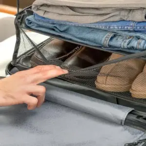 InnovaGoods Estante Dobrál Vel  Preto Poliéster Organizador de Malas