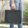 InnovaGoods Grelhador Dobravel Portatil Ferro Preto Churrasco