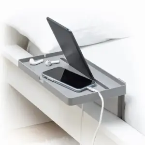 InnovaGoods Prateleira Universal para Cama Metal Cinza