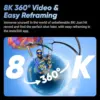 Insta360 X4 8K Vídeo 360 HDR Estabilizada