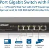 Intellinet Switch 4-Port Gigabit Poe 5 Portas Branco