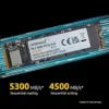 Intenso MI500 1TB SSD PCIe Gen4 NVMe