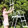 Intex Escada de Segurança para Piscinas de Aço Revestido