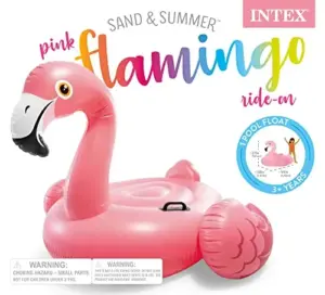 Intex Figura Insuflável de Vinil para Piscina Flamingo