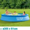 Intex Piscina Insuflável Circular Easy Set 305×61 cm