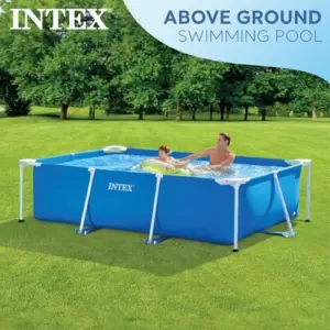 Intex Piscina Metal Frame Retangular 260x160x65cm