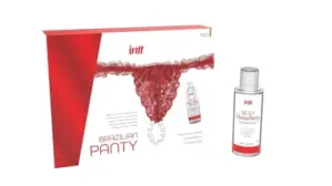 Intt Calcinha Brasileira com Gel Deslizante à Base de Água de Morango 50ml