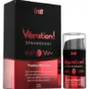 Intt Gel Vibração Morango 15ML
