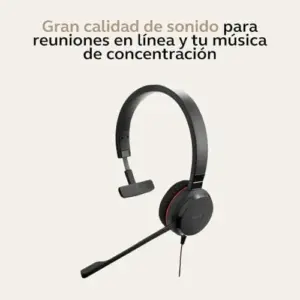 Jabra Evolve 30 II Stereo MS USB-C auscultador com microfone preto