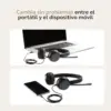 Jabra Evolve 30 II Stereo MS USB-C auscultador com microfone preto