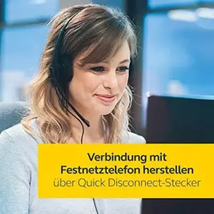 Jabra Netcom BIZ 1500 Duo QD Preto