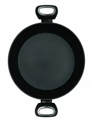 Jata Wok Alumínio 24cm com Tampa de Vidro