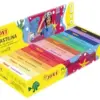 Jovi Plastilina Colorida 15 cores 150g Pasta de Modelar Infantil Reutilizável