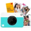 Kodak Printomatic 5MP Lente Grande Angular Azul Fotografia Instantânea