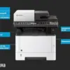 Kyocera ECOSYS M2135DN Impressora Multifuncional Laser Monocromática Wifi
