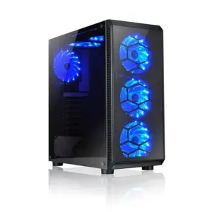 L-Link Avatar PC Tower ATX Preto com Iluminação LED Azul