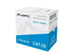 Lanberg Bobina Cabo de Rede RJ45 Cat.5E FTP 305m Grey